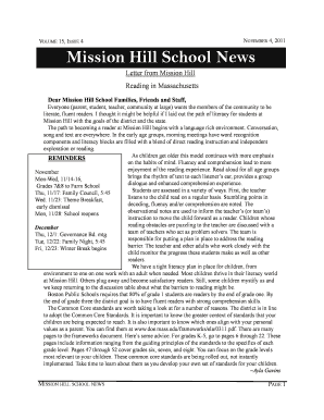 Sample budget - mission hill school