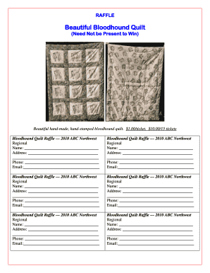 Beautiful Bloodhound Quilt - Pacific Rim Bloodhound Club