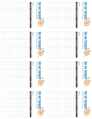 Blood Pressure Tracker be on target! - Well with Blue