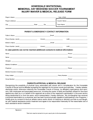 Commercial invoice template excel - Honesdale invitational memorial day weekend soccer tournament ... - honesdalesoccer