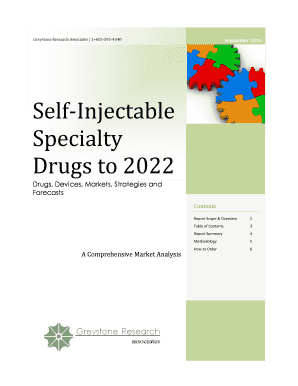 Business continuity plan checklist pdf - Self-Injectable Specialty Drugs to 2022 Report Prospectus - greystoneassociates