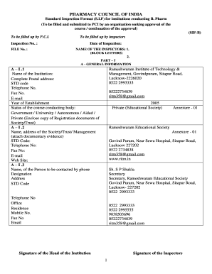 Inspection No Date of Inspection - ritm