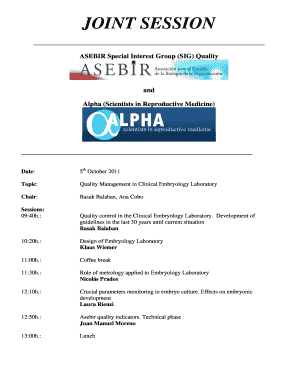 JOINT SESSION - alphaconferenceorg