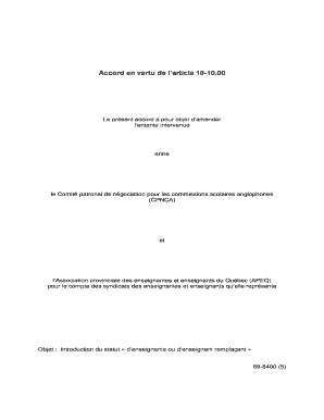 Eviction process in sc - Accord en vertu de larticle 10-10 - Portail des CPN - cpn gouv qc