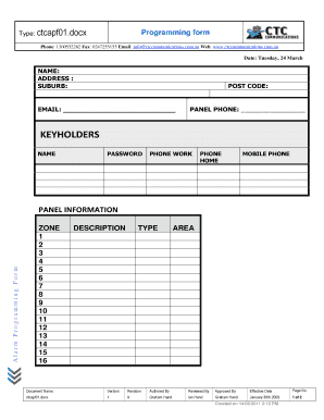 Form preview