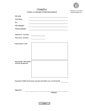 Form preview