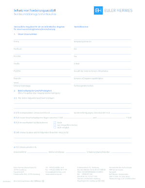 fr eine Investitionsgterkreditversicherung