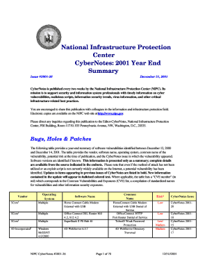 National Infrastructure Protection