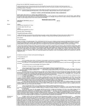 Down payment agreement for house - 8068 (300) Residential contract of sale 291