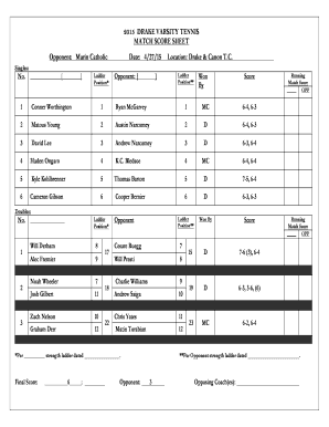 Opponent Marin Catholic