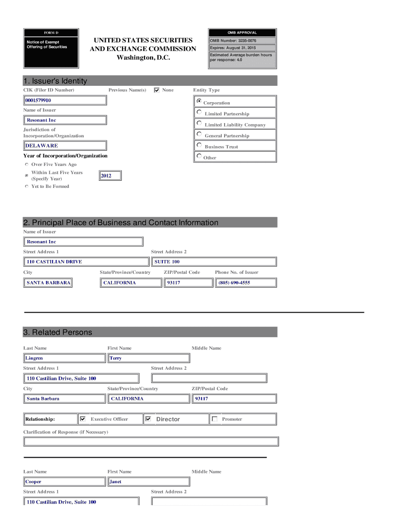 Form preview
