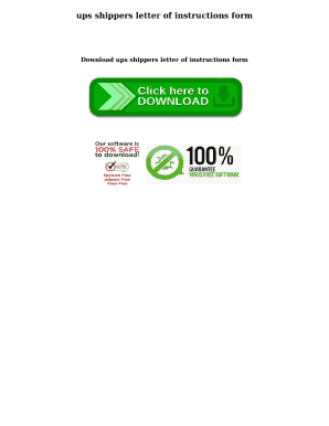 Ups bshippers letterb of binstructions formb - WordPresscom