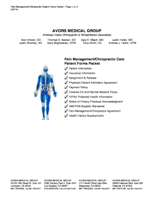 Pain Management/Chiropractic Care - AVORS Medical Group