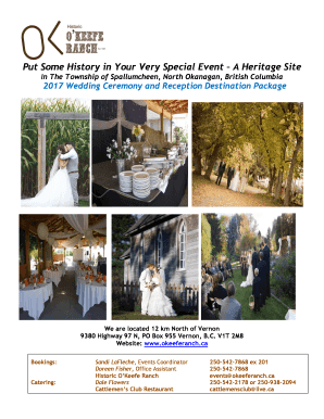 WEDDINGS AT THE HISTORIC O39KEEFE RANCH - okeeferanch