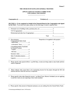 Chronological resume vs functional resume - THE CHURCH OF SCOTLAND GENERAL TRUSTEES APPLICATION TO - perthpresbytery org