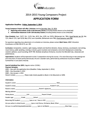 YCP Application form 14-15 - Music in the Mountains - musicinthemountains