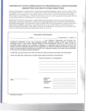 Tfp form - Professional Photographer Release Form - ccgf