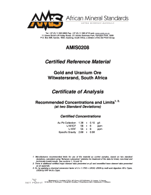 Financial model excel download - Gold and Uranium Ore - amis co