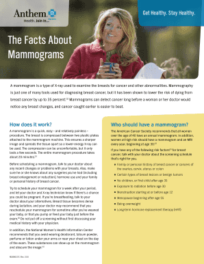 The Facts About Mammograms - www2 co fresno ca