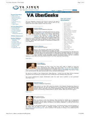 The VA Linux UberGeeks - Marc MERLIN's Home Page
