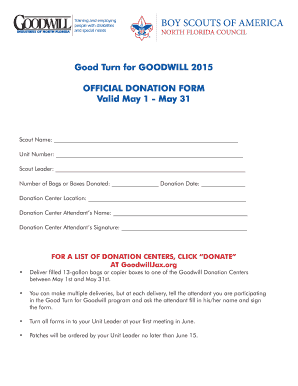 20 percent off goodwill coupon 2023 - Good Turn for GOODWILL 2015 OFFICIAL DONATION FORM Valid - goodwilljax