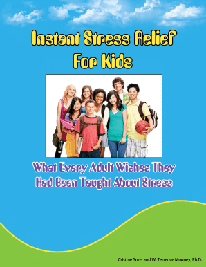 Fillable Online stress kids final.pub Fax Email Print - pdfFiller