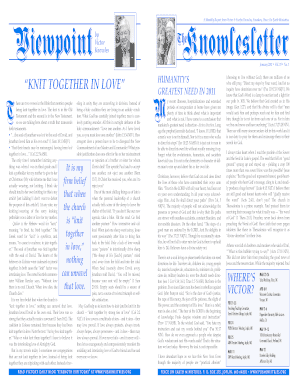 Fillable Online KNIT TOGETHER IN LOVE Fax Email Print - pdfFiller
