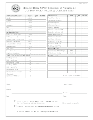 Work order forms - Custom Work Oder Form.indd