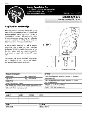 Bowden Remote Cable Control Application