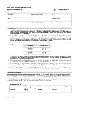 Fillable Online IMSP 712 CIP-OP-02Jul13Car Park Stored Value Ticket