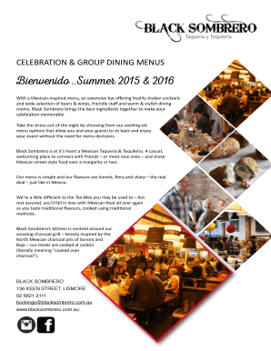 Group Dining Packages Summer 2015-2016.pages - Black Sombrero