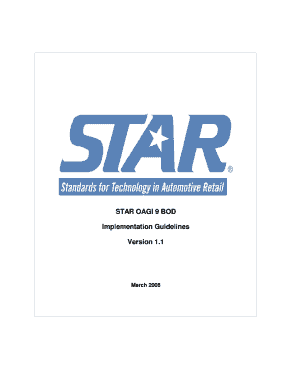 Garment purchase order format excel - STARBODImplementationReferenceV1.1.doc - starstandard