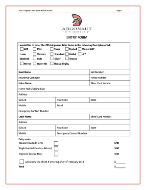 NoR 2014 Argonaut RPYC Mini Series FINAL.pdf - Laser Association