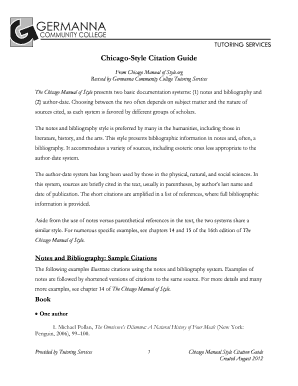 Chicago-Style Citation Guide