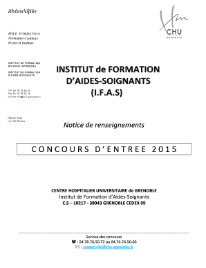 INSTITUT de FORMATION D&#39;AIDES-SOIGNANTS - CHU de Grenoble - chu-grenoble