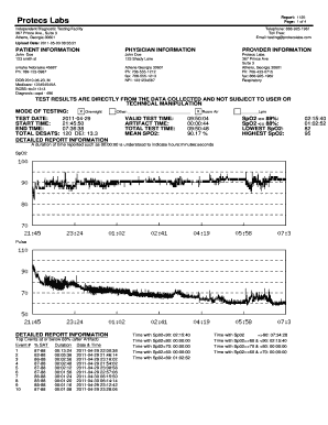 Anc register format - Sample Oximetry Test Report Format - Protecs Labs