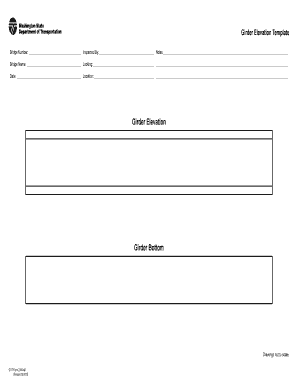 Inspection form templates - DOT bFormb 234-048 - wsdot wa