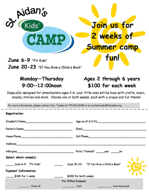 Join us for 2 weeks of Summer camp fun - St Aidans - staidans