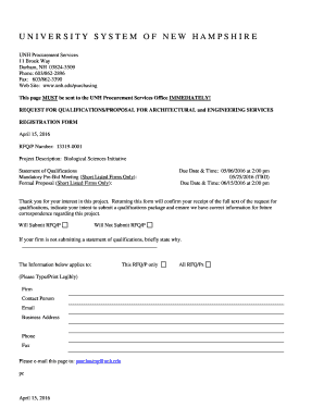 Roofing contract template - Architectural and Engineering Services for Biological Sciences Initiative - unhinfo unh