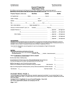 Properties reservation formrtf