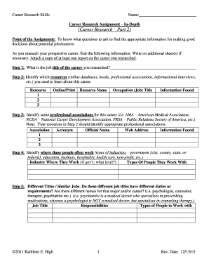 Notice of assignment trucking sample - career research assignment