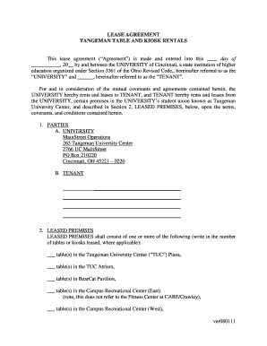 TANGEMAN TABLE AND KIOSK RENTALS