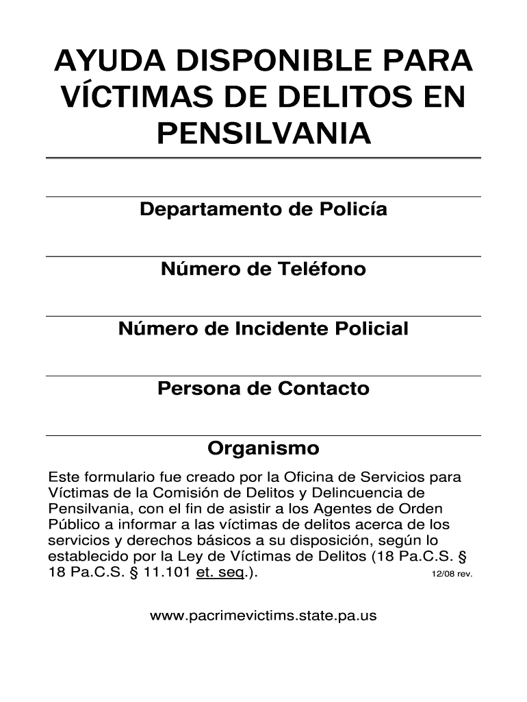 Rights and services - New Hanover Township Police Department Vista previa en la página 1