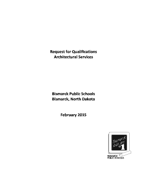 Da form 3161 example - Request for Qualifications - Bismarck Public Schools - becep bismarckschools