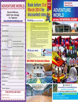 Adventure World Limerick Day Camp Front - Adventure World Camps