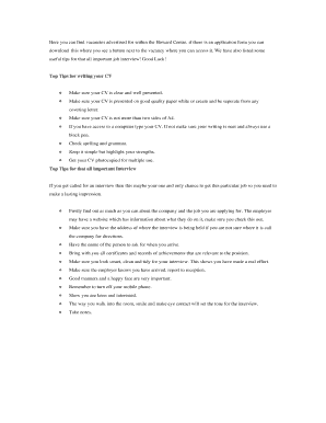 Here you can find vacancies advertised for within the Howard Centre if there is an application form you can download this where you see a button next to the vacancy where you can access it - howardcentre co