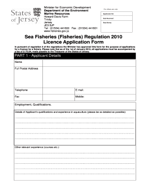 Download Fish bfarmb licence bapplication formb - States of Jersey