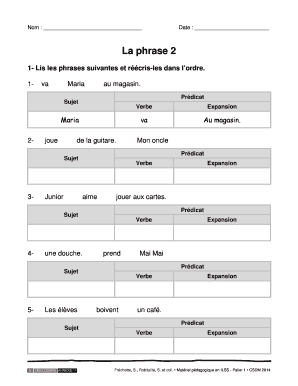 G11-Activits La phrase 2 V - ecoleplurielleca