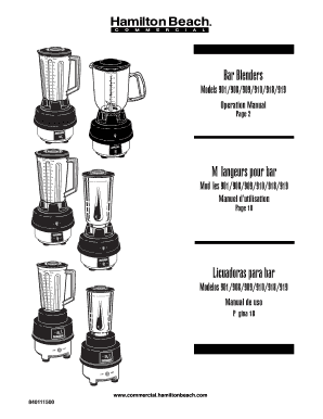 Bar Blenders - Hamilton Beach Brands