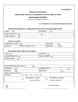 FORNITURA GRATUITA O SEMIGRATUITA DEI LIBRI DI TESTO